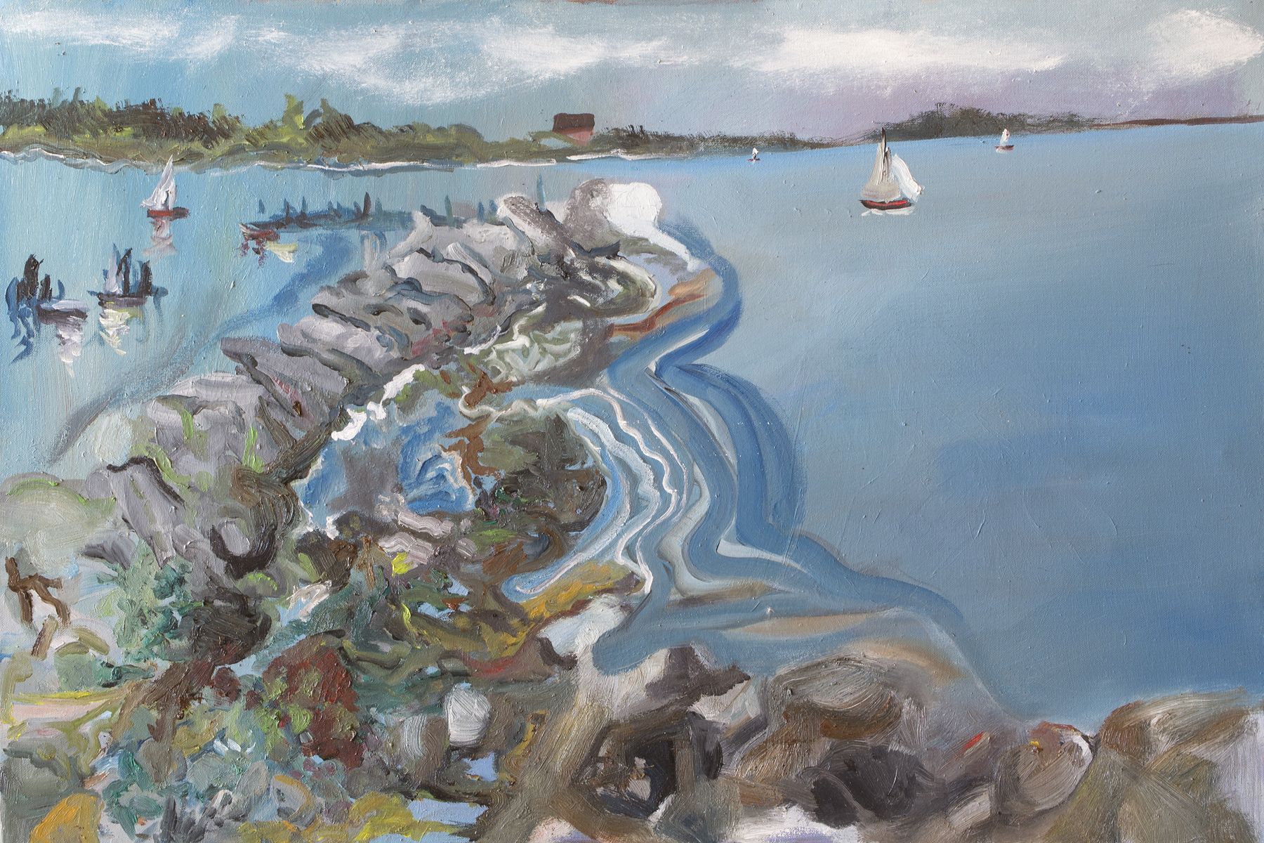 Breakwater Near New Buffalo