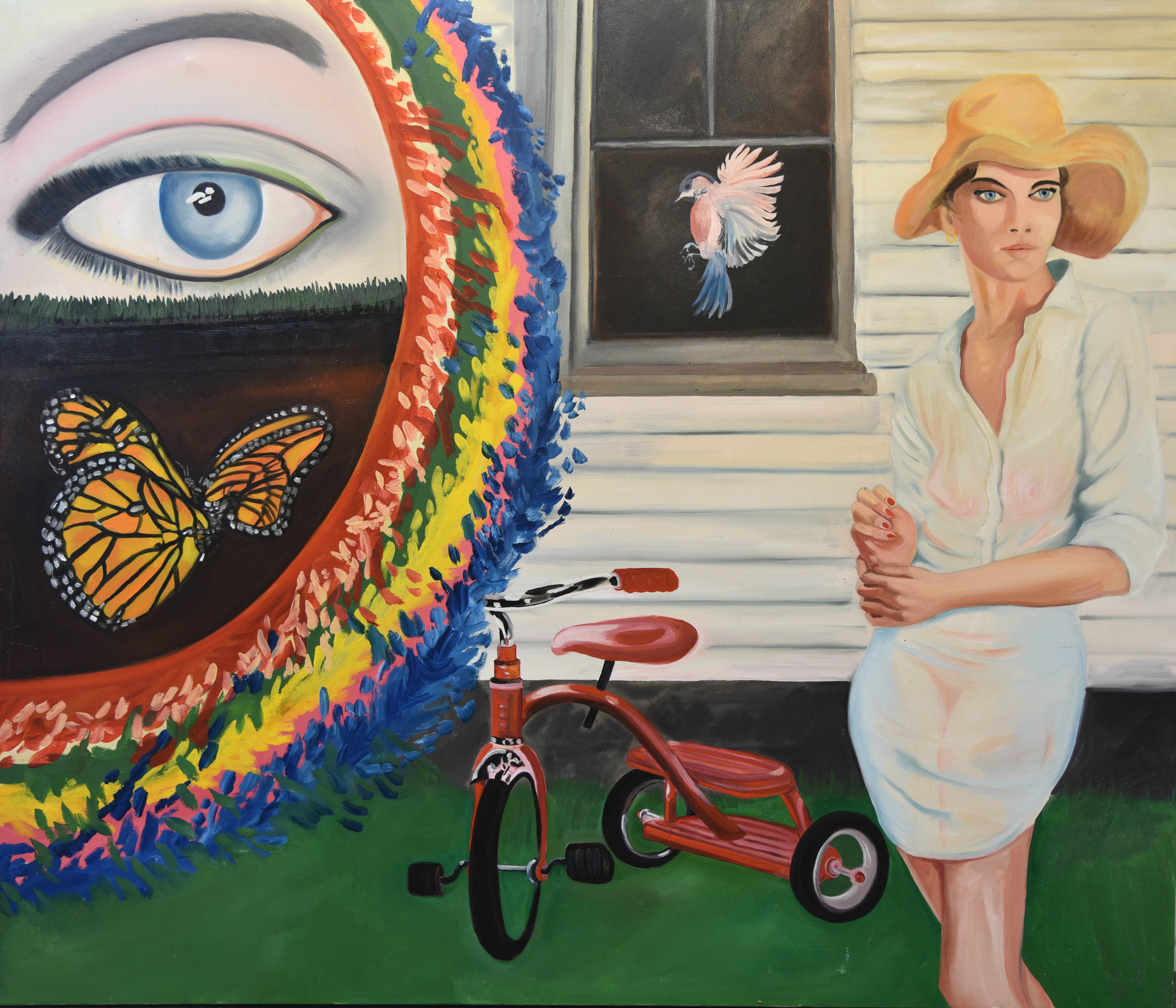 Woman with Tricycle, Date Unknown