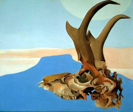 Georgia O'Keefe Antelope Head